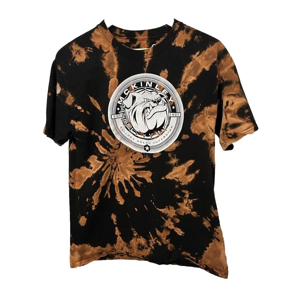 McKinley Bulldog Dream Superstar Boy's XL Tye Dyed T-Shirt 00043